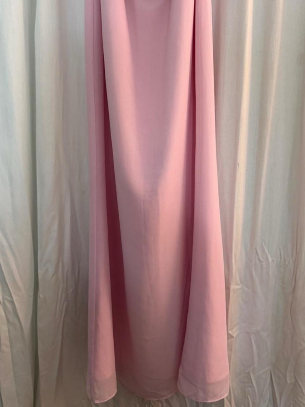 Hello Molly pink silken radiance halter maxi dress- Size s - Picture 4 of 8